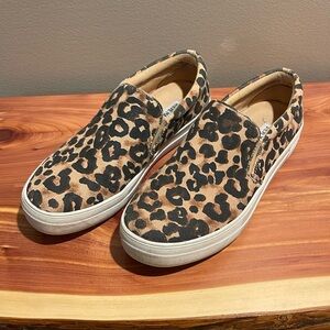 Steve Madden Women’s slip on Sneaker Cheetah Print Size 9